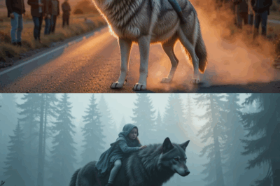 A Wolf Rescues a Little Girl on the Road — The Truth Behind It Is Shocking!