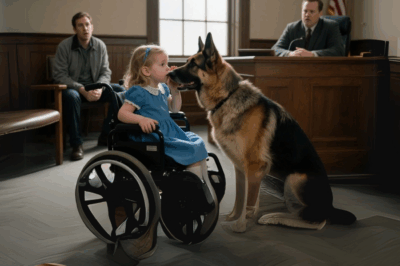 3-Year-Old Girl Walks Up to K9 in Courtroom, Whispers One Sentence—Seconds Later, the Judge Freezes…