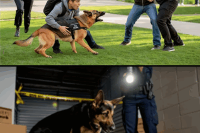 In a Night of Secrets, a K9 Hero Rises: How Police Dog Ace Bravely Saved a Student from Deadly Pursuers, Exposed a Teacher’s Hidden Crimes, and Helped Unravel a Shocking Campus Murder. Against the backdrop of a silent, tension-filled campus, Ace and Officer Rachel Quinn battled not only vicious criminals but also a conspiracy reaching into the very heart of the university’s leadership. With every bark and every chase, Ace’s courage proved that true heroism sometimes comes on four paws, saving both lives and the truth from the shadows.