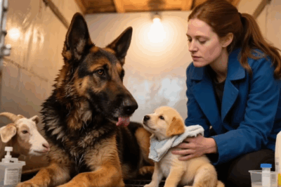 She Found German Shepherd Chained to a Flooded Tunnel — What the Dog Was Guarding Left Her in Tears