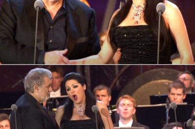 When Anna Netrebko and Plácido Domingo unite for Lippen schweigen, it is more than just a duet—it is a moment of pure, unfiltered magic unfolding before our eyes. Two operatic giants, each with a legacy of greatness, bring depth, warmth, and effortless elegance to this beloved piece from The Merry Widow. Their voices intertwine like a whispered conversation, a dance of melody and emotion, transforming the stage into an intimate dreamscape where time seems to stand still. But what makes this performance truly unforgettable is the undeniable chemistry between them