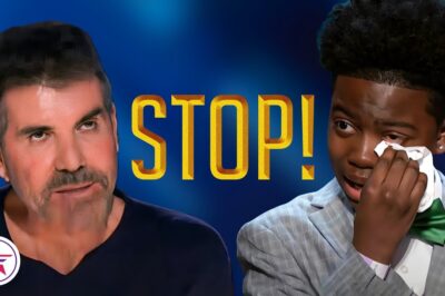 Simon Cowell cried continuously The boy sang such a song that Simon couldn’t speak. He went up to the stage to kiss the boy.