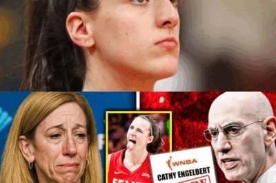 SHOCKING: Adam Silver Reportedly Forcing Cathy Engelbert Out After Refs Break Silence on Anti-Caitlin Clark Agenda — The Clip That Changed Everything