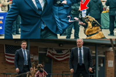 Crowd Stunned as K9 Dog Unleashes Chaos: Businessman’s Coat Torn Apart, Revealing Bone-Chilling Evidence That Cracks the City’s Mysterious Missing Person Case Wide Open—Is This the Crime of the Century Unraveling Before Our Eyes?