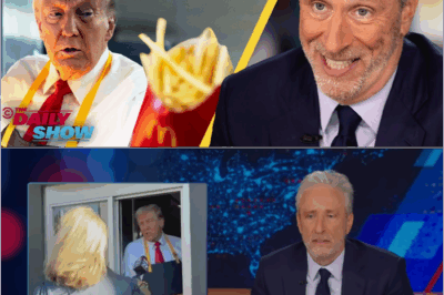 Jon Stewart Skewers Trump’s McDonald’s Cosplay and Apocalyptic “Enemy Within” Warnings—Calls It a Clown Show Wrapped in Dictator Talk, Masking the Real Threat: A Man Willing to Burn Democracy to Feed His Ego