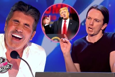 BEST Donald Trump Impression Has Simon Cowell LOL!
