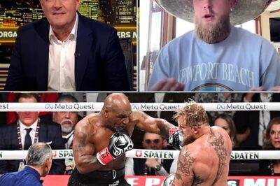Jake Paul threatens to sue ‘pig’ Piers Morgan over ‘lies’… just days after furiously storming off his TV show