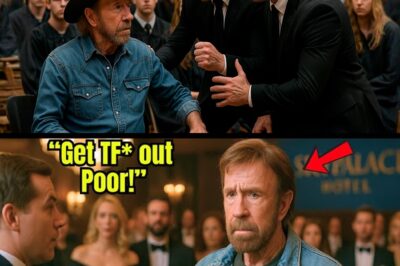 Security Guards THOUGHT He Was Just an Old Man in a Beat-Up Truck—But When They Tried to Throw Chuck Norris Out of His Granddaughter’s Graduation, They Didn’t Realize They Were About to Humiliate a Living Legend in Front of the Entire School—What Happened Next Stopped the Ceremony Cold, Made Everyone Go Silent, and Left Security Begging for Forgiveness as Hundreds Watched in Disbelief While Chuck Proved You Should Never, Ever Judge a Man by His Age or His Clothes!