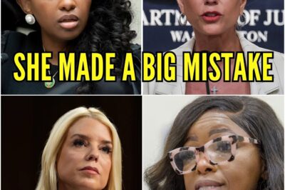 After weeks of subtle digs and media manipulation, Congresswoman Jasmine Crockett finally responds to Pam Bondi’s relentless attacks—delivering a fiery, unfiltered takedown on live television that exposes the truth behind Bondi’s carefully crafted persona, leaving even her supporters stunned and silent in the wake of Crockett’s unapologetic fury.